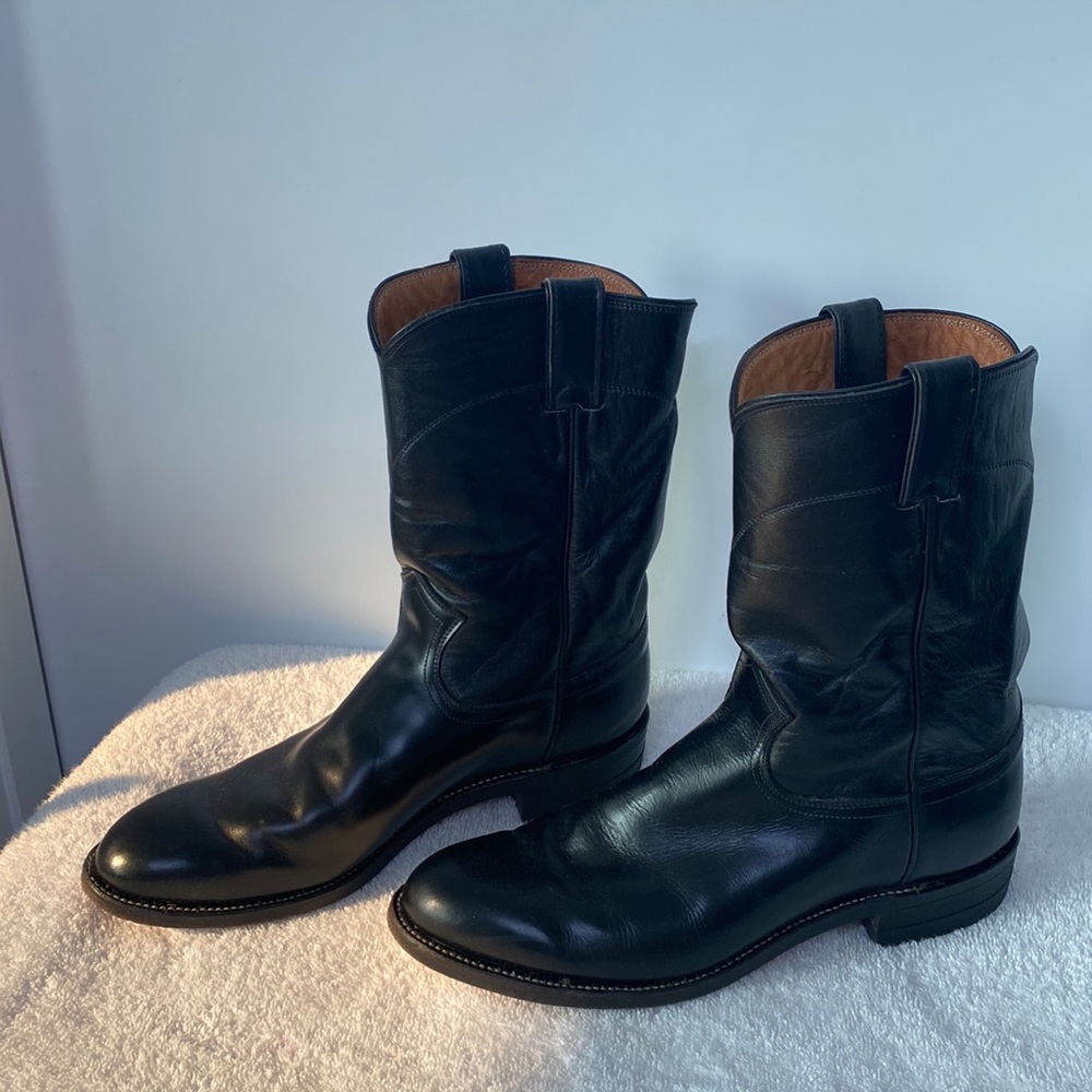 Black Cowboy Boots Mens